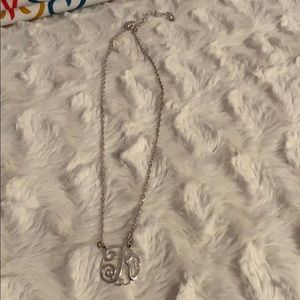 Monogrammed R Necklace
